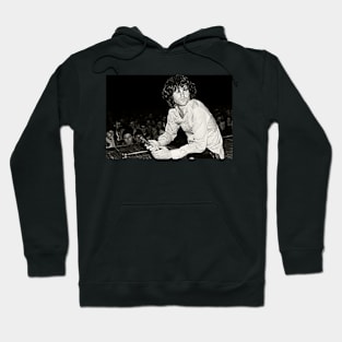 Jim on Stage Psychedelic Rock Art Print Rock Music Legends Hoodie